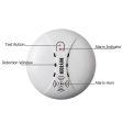 DAYTECH Photoelectric Wireless Smoke Detector Fire Preventive Alarm System for Home, Office, School, Hotel, Hospital, Restaurant Indoor Establishments | SM02 Online now