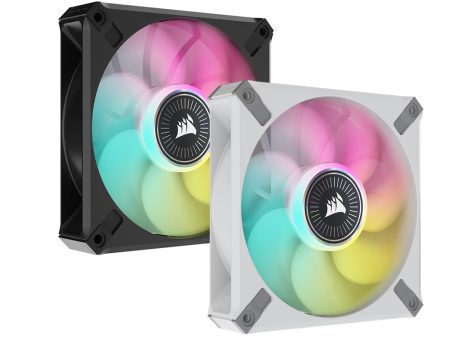 CORSAIR ML120 Elite Premium iCUE RGB 120mm Desktop System Unit PWM Cooling Fan with 2000 RPM Fan Speed, Magnetic Levitating Blade and for PC Computer (Black, White) | CO-9050116-WW, CO-9050112-WW For Discount