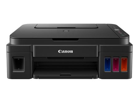 Canon PIXMA G2010 Refillable Inkjet Printer with 1200DPI Printing Resolution, Ink Efficient Feature, 100 Max Sheets, LCD Display and Borderless Printing for Office and Home Use Cheap