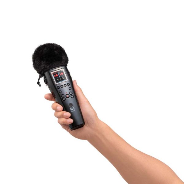 Zoom M4 MicTrak Stereo Microphone and Audio Recorder with 4 Track 32-bit Float Recording, On-Board Sound Normalizer, Timecode Generator, 2x XLR TRS Combo Inputs, 3.5mm AUX Camera & Headphone Output for Vlogging, Video Content, Film Making Online now