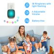 [CLEARANCE] DAYTECH DB25 Self-Powered Smart Wireless Doorbell Plug and Play AC 110V-220V Water-Resistant 260m Long Range Door Bell Buzzer with Adjustable Volume, 38 Chimes and Tunes for Home Office Indoor and Outdoor Installation Online