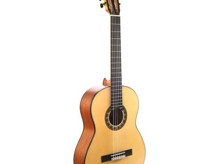 Valencia 300 Series Classical Full Size Acoustic Guitar Natural with Matte Satin Finish, 6-String Nylon, 19 Frets Right-Handed for Student Musicians, Beginner Players | VC304 Supply