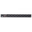 Phonic PM-801 Single Rack Unit 8-MIC Line Channel Mixer with Tone Control, 62 db Gain Ultra Low Noise Pre-amps, +48 DC Phantom Power, Pre-fader Out and AUX Bus Fashion