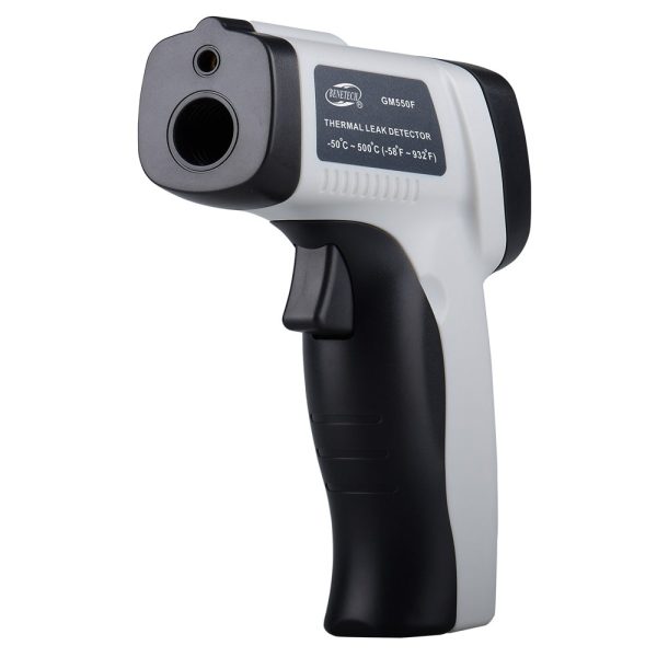 [CLEARANCE] Benetech GM550F Non-Contact Infrared Thermometer   Thermal Leakage Detector (Battery Included) with Temperature Sensor from -50° to 500°C, LCD Display for Hot Hazardous Objects, Body & Forehead Temperature Check Online Hot Sale