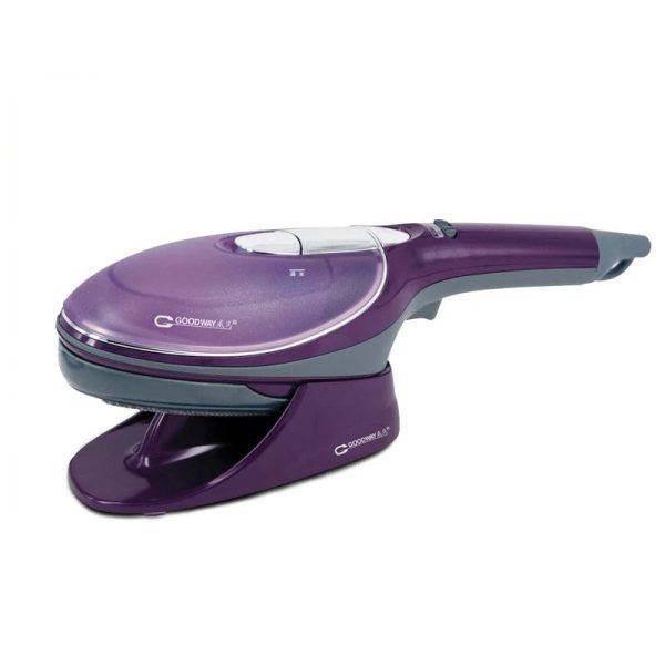 Goodway G-682 800W Portable Dry Cleaning Steamer Brush Iron with High-Volume Steam Jet Function, 110V - 220V Double-Voltage Support, and 100ml Fluid Tank for Deep Cleaning, Sterilization, and Disinfection (Purple) Cheap