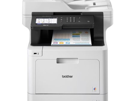 Brother MFC-L8900CDW All-in-One Colored Laser Printer with Print, Scan, Copy and Fax, Duplex Printing, 5  TFT Color LCD with Wireless Networking and NFC Card Reader for Business and Office Use Hot on Sale