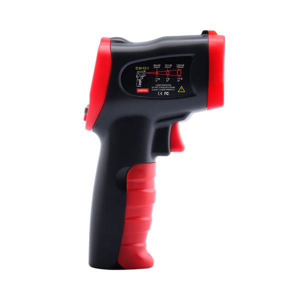 [CLEARANCE] Wintact by Benetech WT326 Non-Contact Infrared Thermometer Digital Thermal Scanner (-50°C - 400°   600°   800°   950°C) with Triple-A (AAA) Battery Included, LCD Display for Hot Hazardous Objects, Body & Forehead Temperature Check Supply