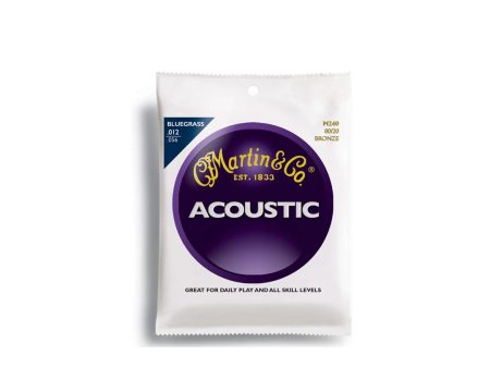 Martin & Co. M240 Bluegrass Acoustic 80 20 Bronze Guitar Strings Set (Medium .30- 1.42mm) | M-240 For Discount