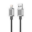 ORICO GQZ12 (1m   1.5m   2m) USB-A to Lightning Fast Charging Data Cable 5V 2.4A PD 12W, 480Mbps Transmission Rate, Nylon-Braided Zinc Alloy  for iPhone, iPad, Air Pods For Discount