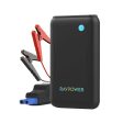 RAVPower 7200 mAh Portable High Power Powerbank and Car Jump Starter with Built-In LED Indicators and 2 USB Ports (Black) For Discount