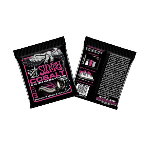 Ernie Ball Super Slinky Bright Gauge Cobalt Alloy Guitar Strings Set (.09-.042mm) | 2723 Fashion