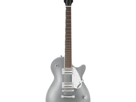 Gretsch Electromatic Jet Club 22 Frets HH Electric Guitar with Solid Body Basswood and G-Arrow, Right-Handed (Silver, Firebird Red) Online now