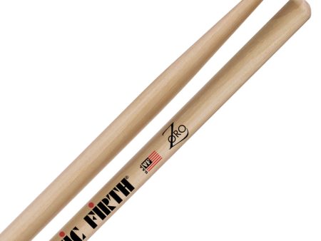 Vic Firth SZ Zoro Signature Lacquer Honey Hickory Barrel Tip Drumsticks with Medium Taper for Drums and Cymbals For Discount