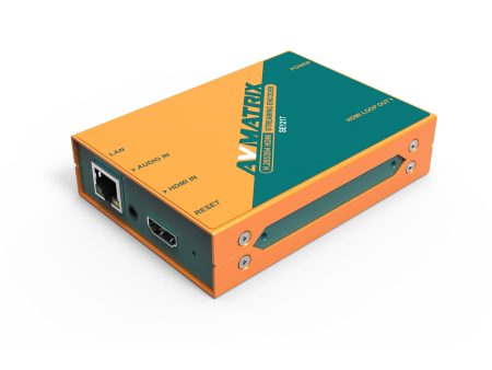 AVMatrix SE1217 H.265 264 HDMI Video Streaming Encoder with HDMI Input Loop Out, 3.5mm Audio Input, Up to 1080p60 Input Signals, Video Audio Streaming, Unicast Multicast, and Main Sub Dual Streaming Online