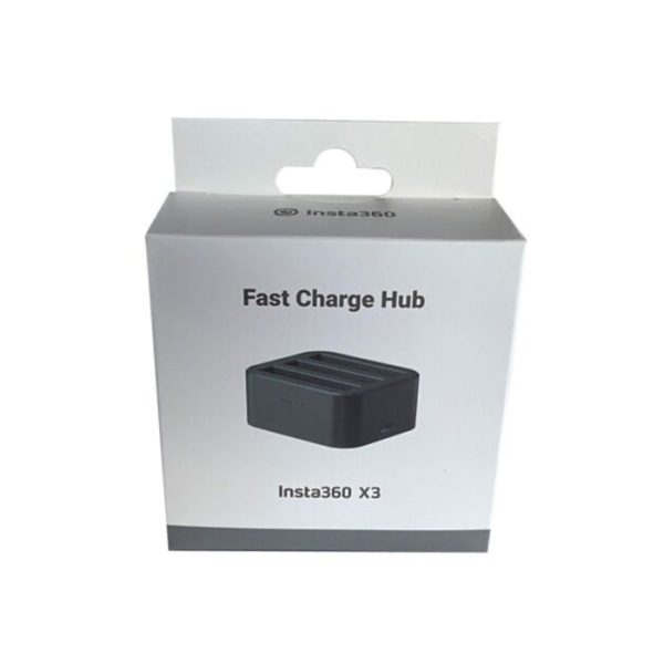 Insta360 1800mAh Fast Charging Battery Charger Hub for X3 with USB Type-C Interface and LED Indicators | CINSAAQ A For Discount