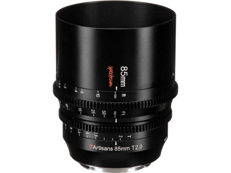 7Artisans Spectrum 85mm T2.0 Full Frame MF Manual Focus Prime Cine Lens with Cinema Grade 0.8 MOD Focus and Iris Gears for Canon EOS-R RF Mount Mirrorless Cameras Online now