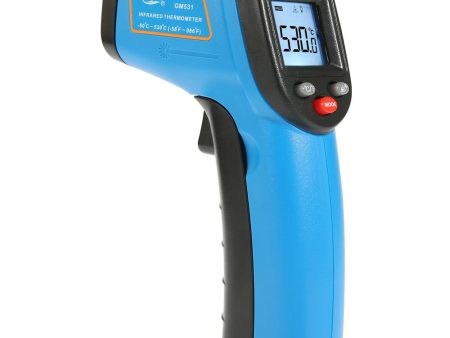 [CLEARANCE] Benetech GM531 Self-Calibrating Non-Contact Infrared Thermometer Thermal Scanner (Battery Included) with Ambient Temperature Reader, Infrared Sensor from -50°-530°C for Hot Hazardous Objects, Body & Forehead Temperature Check Online Hot Sale