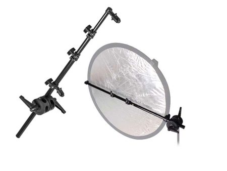 Godox RH-01 Reflector Holder Telescopic Arm with 65cm to 175cm Wide Span Handle for Photography, Mounting, Light Stand Supply