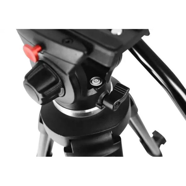 WEIFENG WF-550 Professional Video Tripod with 75mm Bowl Fluid Head 360° Pan   180° Tilt, Quick Release Plate, 1 4  & 3 8  Attancement Threads, 160cm Max. Height, 8kg Max. Load Capacity for DSLR, SLR, Mirrorless, Movie, Cinema Camera For Discount