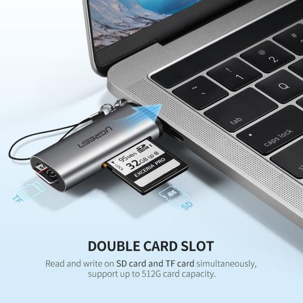 UGREEN USB C 3.1 to SD TF MicroSD Memory Card Reader with 5Gbps Transfer Rate for MacBook, iMac, PC, Desktop Computer, Laptop, Android Phone, etc - Supports SDXC, SDHC, MMC, RS-MMC, UHS-I Cards and Windows, macOS, Linux, Android OS | 50704 Online Sale