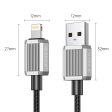 ORICO GQZ12 (1m   1.5m   2m) USB-A to Lightning Fast Charging Data Cable 5V 2.4A PD 12W, 480Mbps Transmission Rate, Nylon-Braided Zinc Alloy  for iPhone, iPad, Air Pods For Discount