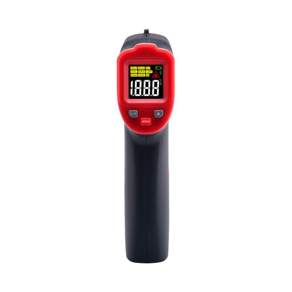 [CLEARANCE] Wintact by Benetech WT326 Non-Contact Infrared Thermometer Digital Thermal Scanner (-50°C - 400°   600°   800°   950°C) with Triple-A (AAA) Battery Included, LCD Display for Hot Hazardous Objects, Body & Forehead Temperature Check Supply