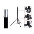 Godox 303 3-Section Aluminum 260CM Studio Light Stand with Spring Load Locking T-Knobs and Universal Spigot for Lighting Equipment on Sale