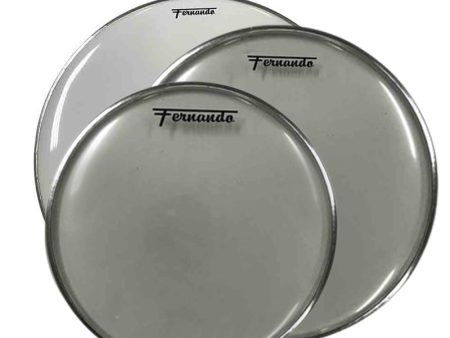 Fernando Ambassador Bass Drum Head with Single Ply Film Coating for Marching Drums and Kits (24 , 26 , and 28 ) | UT-1224-BA, UT-1226-BA, UT-1228-BA Hot on Sale