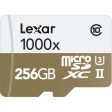 Lexar Professional 256GB 1000x microSDXC UHS-II Memory Card with USB 3.0 Card Reader Hot on Sale