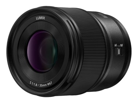 Panasonic Lumix S 35mm f 1.8 (L-Mount) Standard Full-Frame Mirrorless Camera Prime Lens Fashion