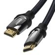 [CLEARANCE] Vention 4K HDR Nylon Braided HDMI Cable with 18 Gbps High Speed Ethernet and Dolby True Audio Support (0.75m, 1m, 1.5m, 2m, 3m) | VAA-B05 Discount