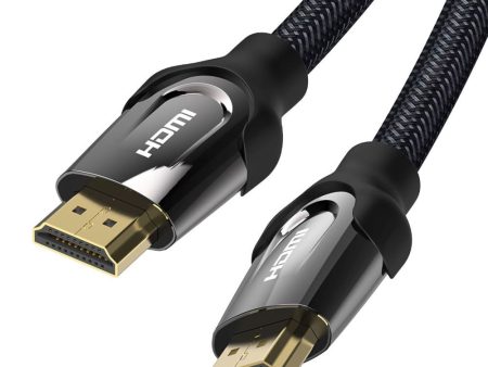 [CLEARANCE] Vention 4K HDR Nylon Braided HDMI Cable with 18 Gbps High Speed Ethernet and Dolby True Audio Support (0.75m, 1m, 1.5m, 2m, 3m) | VAA-B05 Discount