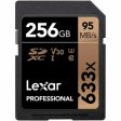 Lexar Professional High Speed SDXC Memory Card with 256GB Memory Capacity LSD256CBAP633 Online now