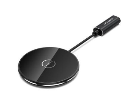 [CLEARANCE] Vention 15W Round Wireless Magnetic Fast Charger Pad with Overcharge and Magnet Field Protection | FGABAG Sale