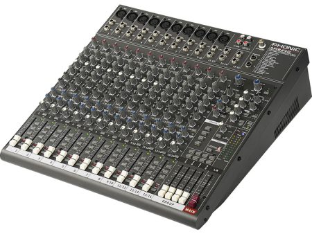 Phonic AM-844D 8-MIC LINE Mono Channels, 4-Stereo 4-Group Recording Mixer with DFX, USB Interface, 3-Band EQ, 10 Microphone Preamps, and Direct Outputs for Multitrack Recording Sale