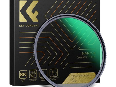 [CLEARANCE] K&F Concept Black Mist 1 4 Density Nano-X Lens Filter w  Cinebloom Black Diffusion Special Effects (37mm, 40.5mm, 43mm, 46mm, 49mm, 52mm, 55m, 58mm, 62mm, 67mm, 72mm, 77mm, 82mm, 86mm, and 95mm) Online Hot Sale