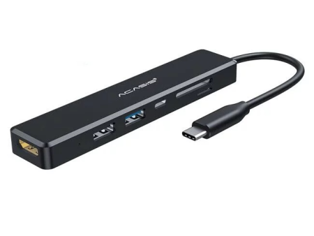 ACASIS 5-in-1 USB 3.0 to Type C Hub HD 5-Port with TF SD Card Reader, 4K 60Hz HDMI, 60W PD Fast Charging, and Up to 10Gbps High Speed Data Splitter Docking Station for Laptop, PC, Desktop | CM069 CM070 on Sale