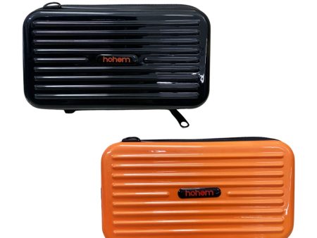 Hohem GC1 Hard Case Luggage Inspired Carrying Pouch with Strap Mini Trunk - Available in Black and Orange Online Sale