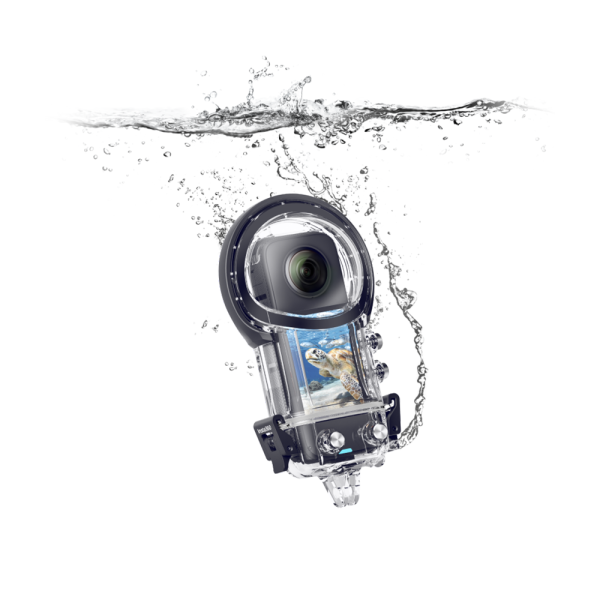 Insta360 X3 Invisible Dive Case - Waterproof Action Camera Case with Up to 164ft (50m) Maximum Depth for Seamless Crystal-Clear Underwater 360° Shots | CINSBAQW Hot on Sale