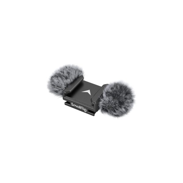 SmallRig Fuzzy Windbuster Top and Bottom Cold Shoe Mount with Built-In Faux Fur Cushions and Separate Mini LED Light Support for Nikon Z30 Mirrorless Camera 3859 For Cheap