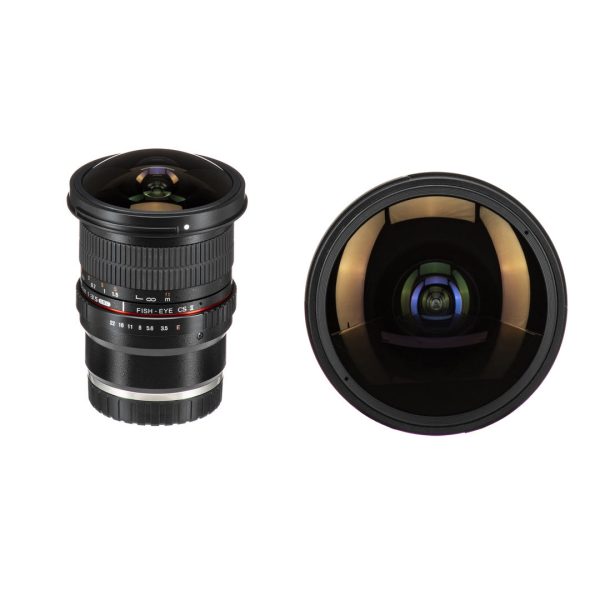 Samyang 8mm f 3.5 AS MC Fisheye CS II DH Manual Focus APS-C Cine Lens for Sony E Mount Cameras | SYHD8M-E Fashion