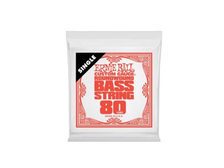 Ernie Ball Slinky Electric Bass Guitar Nickel Wound String (.080 Gauge) | 1680 Hot on Sale