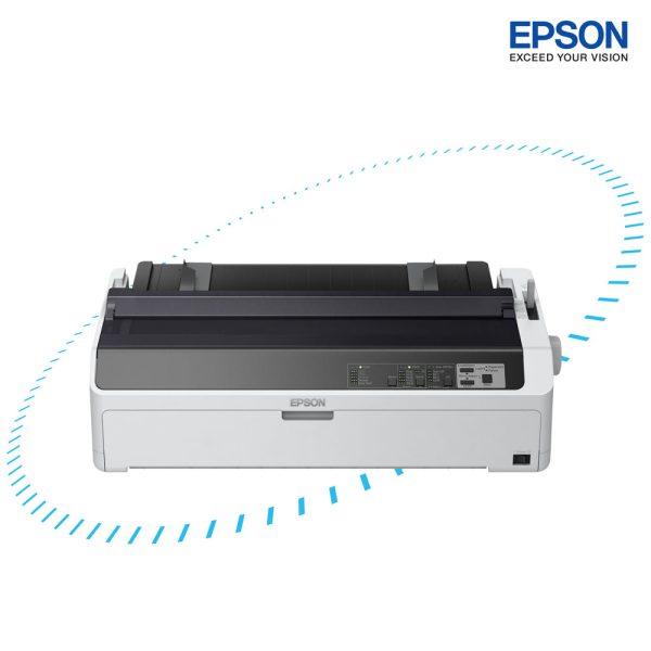 [CLEARANCE] Epson FX-2175II Dot Matrix Printer USB 2.0 496cpi with 9-Pin Wide Carriage, Bi-Direction Printing, Prints up to 6-Part Forms, Up to 15,000 hours MTBF (Mean Time Before Failure) Windows XP   Vista   7   8   10 Supported Hot on Sale