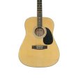 Fernando AW-412C 6-String 20 Frets 41  Dreadnaught Acoustic Guitar with Rosewood Fingerboard, Spruce Top and Glossy Finish for Musicians (Natural) | AW-412C X Hot on Sale