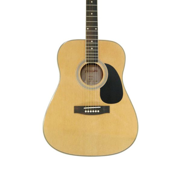 Fernando AW-412C 6-String 20 Frets 41  Dreadnaught Acoustic Guitar with Rosewood Fingerboard, Spruce Top and Glossy Finish for Musicians (Natural) | AW-412C X Hot on Sale