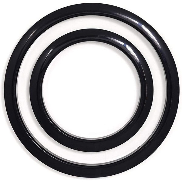 Gibraltar 6  Port Hole Protector Ring for Bass Drum Microphones (Black) | SC-GPHP-6B Online now