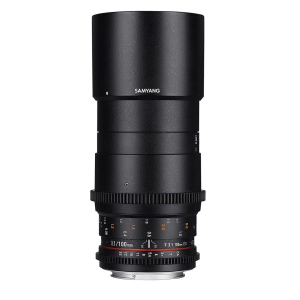 Samyang 100mm T3.1 VDSLRII Macro Cine Manual Focus Lens for Full Frame Nikon F-Mount Cameras | SYDS100M-N For Discount