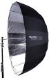 Phottix Premio Reflective Umbrella 85cm 33 Inches - Black and Silver Cheap