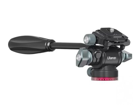 Ulanzi U-190 Camera Aluminum Alloy Rotating Tripod Head with 10kg Load Capacity, Panoramic Ball Head, Detachable Handle Fashion