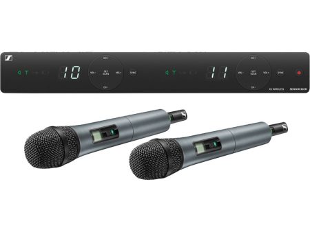 Sennheiser XS WIRELESS 1 Vocal Set Wireless Cardioid Microphone System with Up to 10 Compatible Channels, EM-XSW 1 UHF Receiver, e825 Mic Capsule, HH Transmitter, Selectable UHF Frequencies  - Audio Components | XSW 1-825-A Hot on Sale